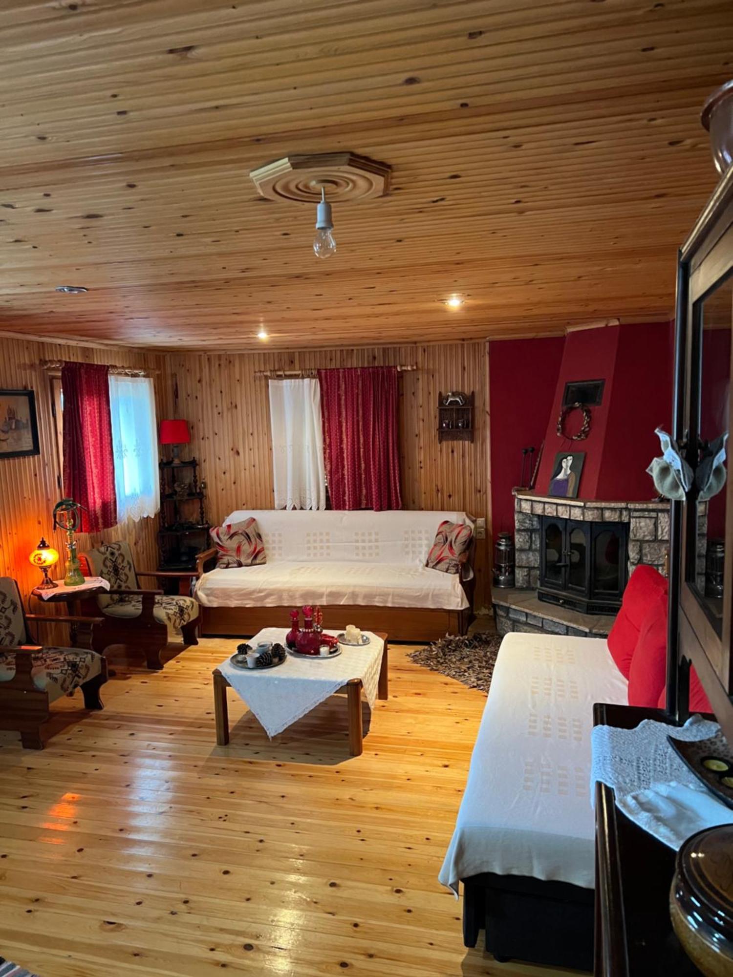 Traditional Wooden Apartment Koutsodímos Exterior foto
